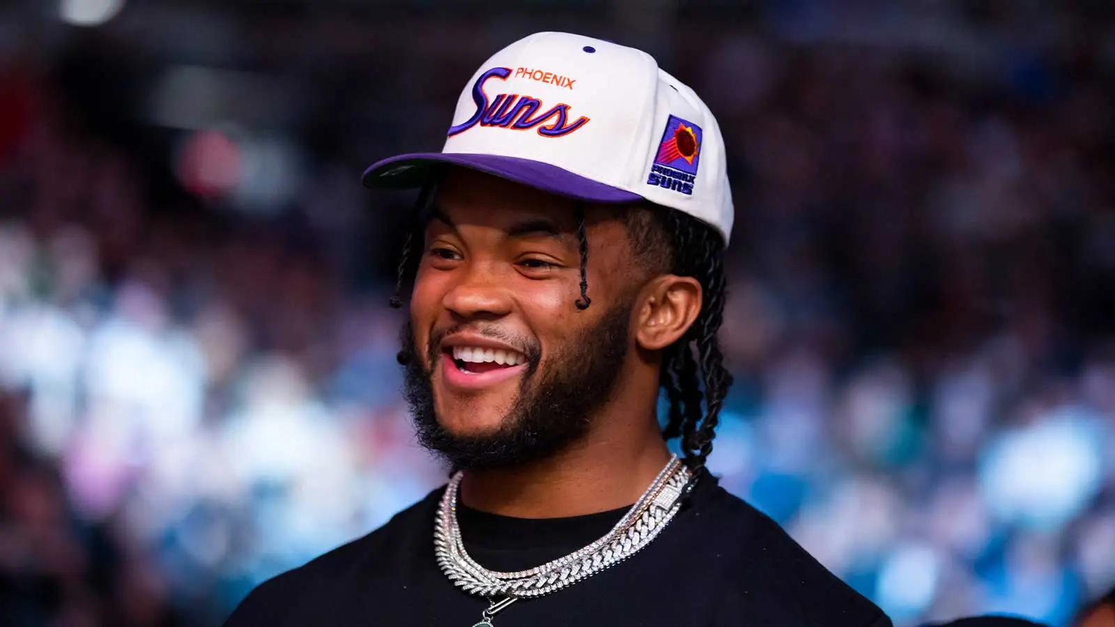 May 7, 2022; Phoenix, Arizona, USA; Kyler Murray in attendance during UFC 274 at Footprint Center. Mandatory Credit: Mark J. Rebilas-USA TODAY Sports