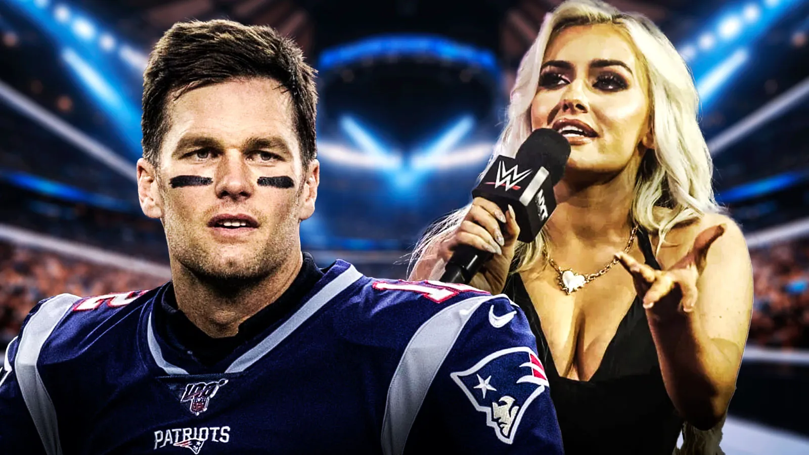 Fox broadcaster Tom Brady is seen prior to the game between the Detroit Lions and the Los Angeles Rams at SoFi Stadium.